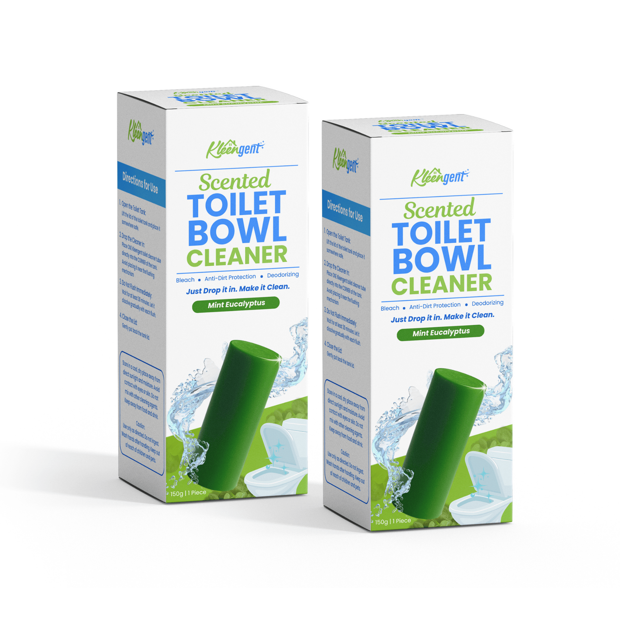 Kleengent Toilet Bowl Cleaner All Scents Scented Bleach for Fresh Flush 150g